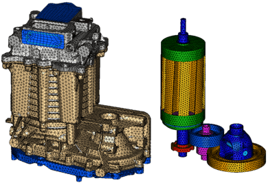 Koerperschall Elektromotor 1A